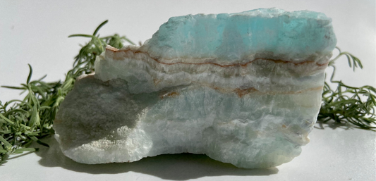 Blue Caribbean Calcite, seeing through deception