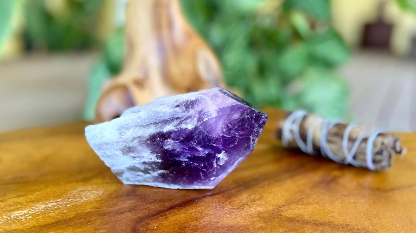 Dragon Tooth Amethyst Natural Point