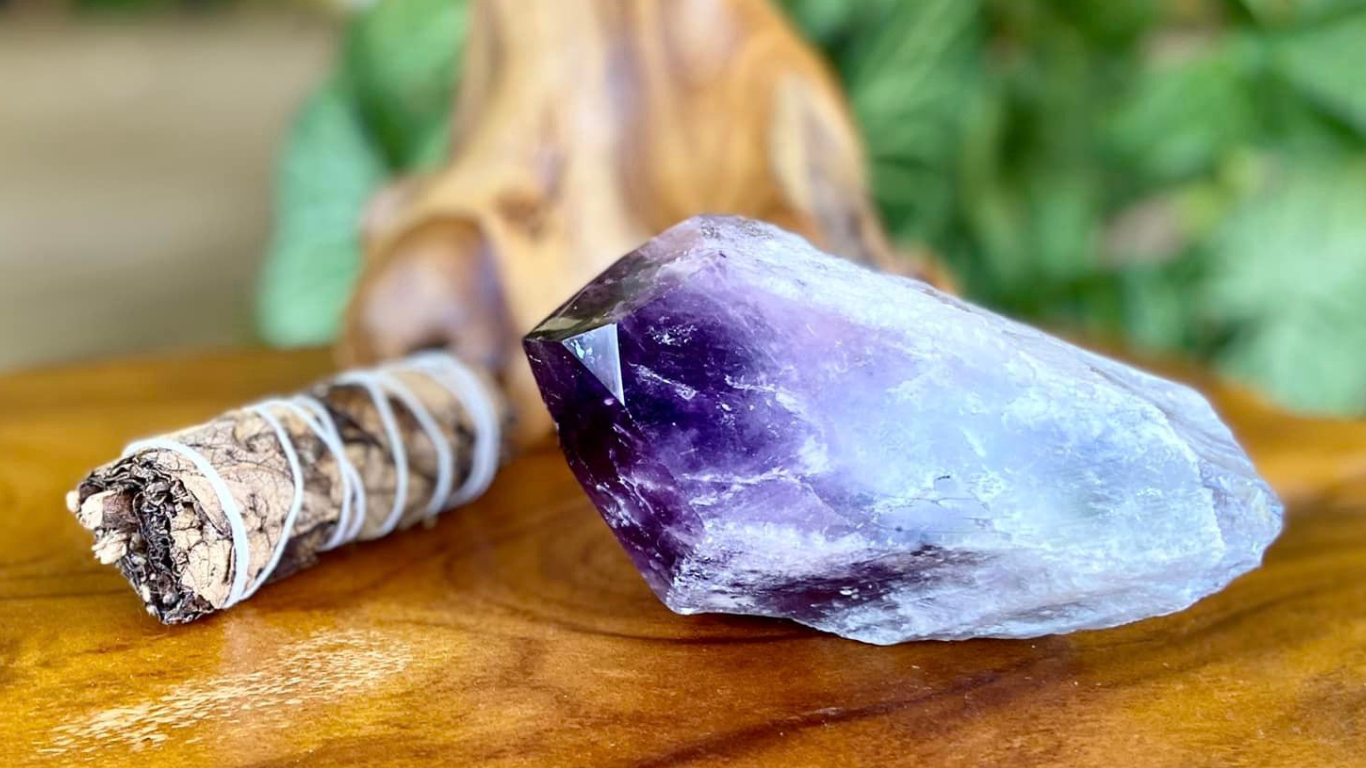 Dragon Tooth Amethyst Natural Point