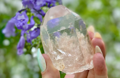 Lodolite Lemurian Inclusion Quartz With IsIs Window