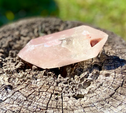 Pink Lithium Quartz Double Terminated AAA+++ Grade