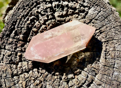 Pink Lithium Quartz Double Terminated AAA+++ Grade