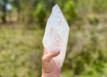 Elite Polished Pleiadian Starbary Quartz Crystal | Touch of Tangerine | Ancient Wisdom | Record Keepers |Phantasmagoric Rainbows | 1.4 kg