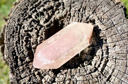 Pink Lithium Quartz Double Terminated AAA+++ Grade