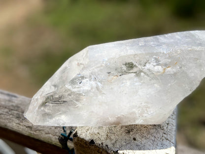 Elite Polished Pleiadian Starbary Quartz Crystal | Touch of Tangerine | Ancient Wisdom | Record Keepers |Phantasmagoric Rainbows | 1.4 kg