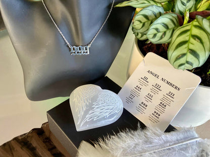Angel Numbers Stainless Steel Pendant