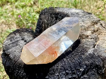 Lodolite Lemurian Inclusion Quartz Double Terminated