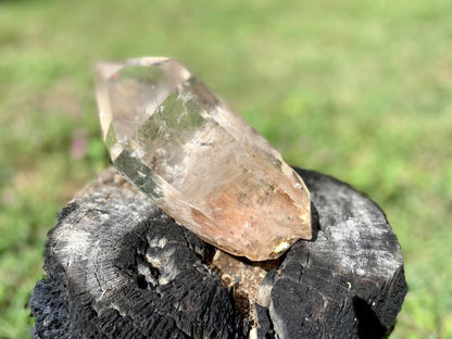 Lodolite Lemurian Inclusion Quartz Double Terminated