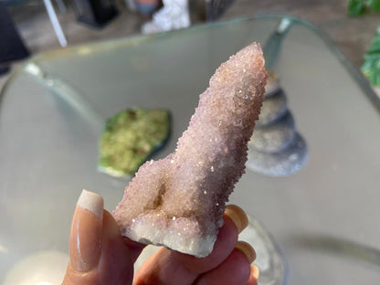 Spirit Quartz With Amethyst and Citrine Natural Point
