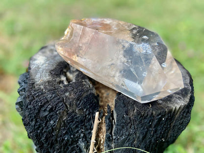 Lodolite Lemurian Inclusion Quartz Double Terminated