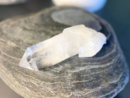 Lemurian Seed Quartz Tantric Twin with Isis and Pleiadian Starbaray