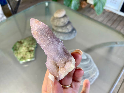Spirit Quartz With Amethyst and Citrine Natural Point