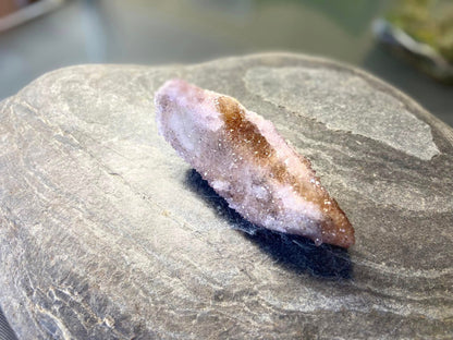 Spirit Quartz With Amethyst and Citrine Natural Point