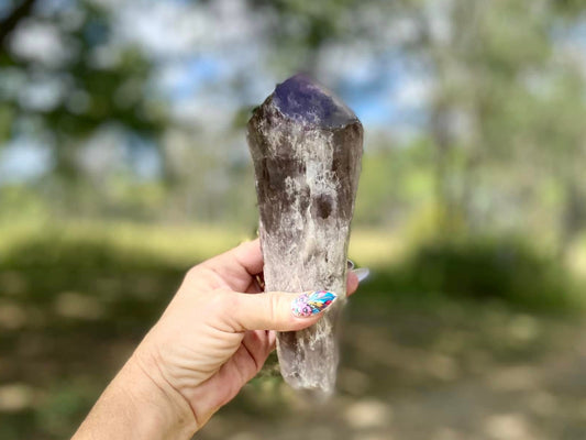 Dragon Tooth Amethyst and Ametrine Quartz Natural Point