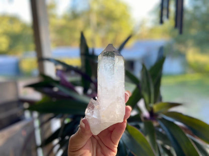 Lemurian Seed Quartz Tantric Twin with Isis and Pleiadian Starbaray