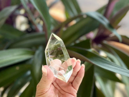 Double Terminated 7 Facets Channeller Clear Quartz Point