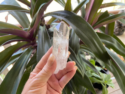 Silver Quartz Point Cathedral Channeler With Key Holes