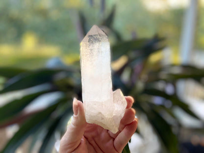 Lemurian Seed Quartz Tantric Twin with Isis and Pleiadian Starbaray
