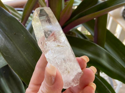 Silver Quartz Point Cathedral Channeler With Key Holes