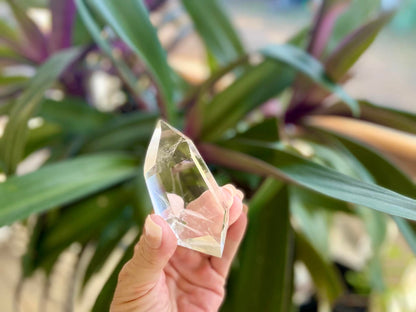 Double Terminated 7 Facets Channeller Clear Quartz Point