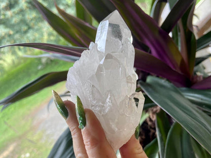 Rare AAA Grade Lemurian Clear Quartz Ascending Cathedral  |Brazil |Master Healer,Amplifier, Programmer | 393 Grams