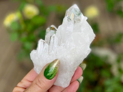 Rare AAA Grade Lemurian Clear Quartz Ascending Cathedral  |Brazil |Master Healer,Amplifier, Programmer | 393 Grams