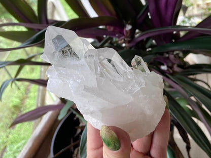 Rare AAA Grade Lemurian Clear Quartz Ascending Cathedral  |Brazil |Master Healer,Amplifier, Programmer | 393 Grams