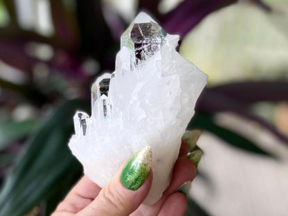 Rare AAA Grade Lemurian Clear Quartz Ascending Cathedral  |Brazil |Master Healer,Amplifier, Programmer | 393 Grams