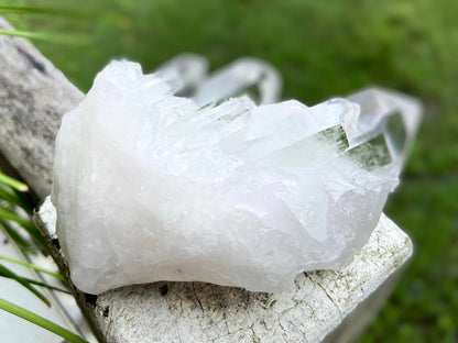 Rare AAA Grade Lemurian Clear Quartz Ascending Cathedral  |Brazil |Master Healer,Amplifier, Programmer | 393 Grams