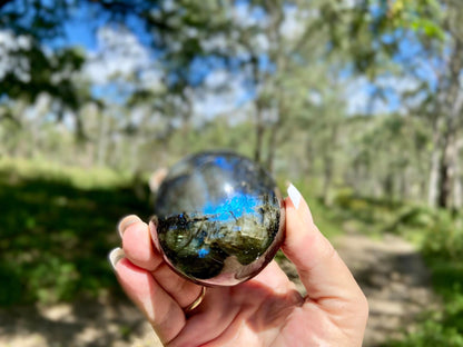 Stunning Labradorite Sphere