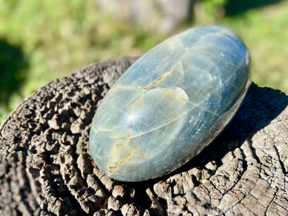 Very Rare 100% Natural Blue Sapphire Polished Shiva Lingam AAA Grade Sri Lanka Rathnapura 1313 Grams
