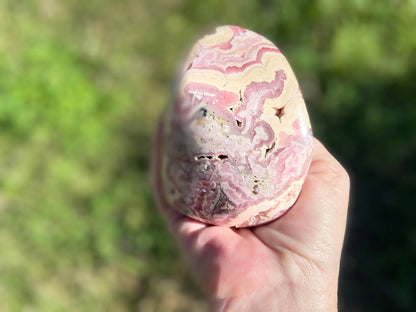 Natural Rhodochrosite Freeform | AAA Grade | Highly Polished | Argentina |Heart Chakra | 718 Grams