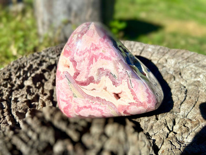 Natural Rhodochrosite Freeform | AAA Grade | Highly Polished | Argentina |Heart Chakra | 718 Grams