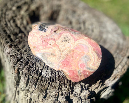 Natural Rhodochrosite Freeform | AAA Grade | Highly Polished | Argentina |Heart Chakra | 515 Grams