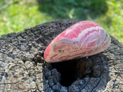 Natural Rhodochrosite Freeform | AAA Grade | Highly Polished | Argentina |Heart Chakra Crystal | 640 Grams