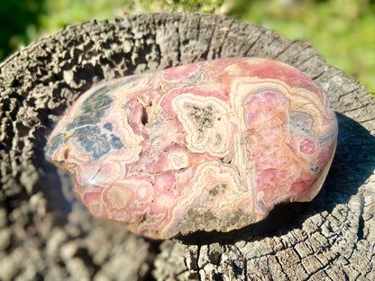 Natural Rhodochrosite Freeform | AAA Grade | Highly Polished | Argentina |Heart Chakra | 515 Grams