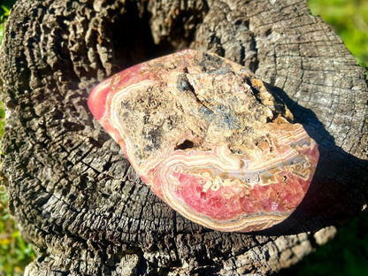 Natural Rhodochrosite Freeform | AAA Grade | Highly Polished | Argentina |Heart Chakra | 515 Grams
