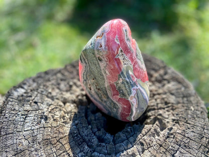 Natural Rhodochrosite Freeform | AAA Grade | Highly Polished | Argentina |Heart Chakra | 878 Grams