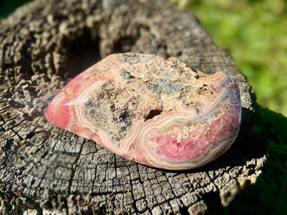 Natural Rhodochrosite Freeform | AAA Grade | Highly Polished | Argentina |Heart Chakra | 515 Grams
