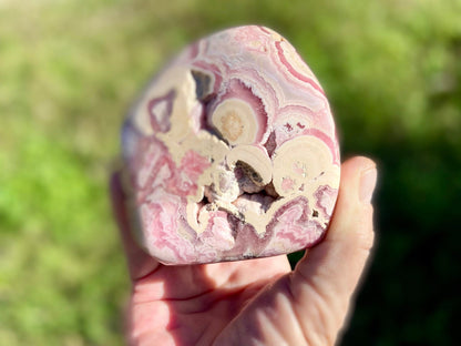 Natural Rhodochrosite Freeform | AAA Grade | Highly Polished | Argentina |Heart Chakra | 718 Grams