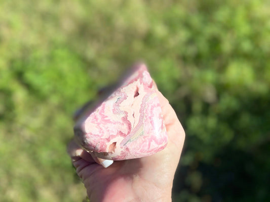 Natural Rhodochrosite Freeform | AAA Grade | Highly Polished | Argentina |Heart Chakra | 718 Grams
