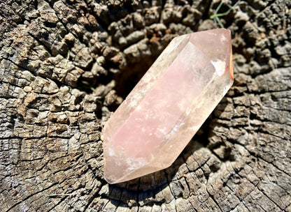 Pink Lithium Quartz Double Terminated AAA+++ Grade