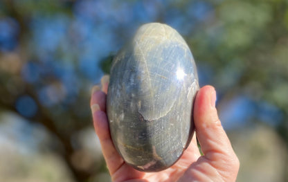 Very Rare 100% Natural Blue Sapphire Polished Shiva Lingam AAA Grade Sri Lanka Rathnapura 1313 Grams