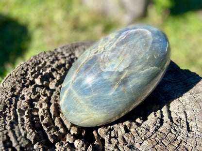 Very Rare 100% Natural Blue Sapphire Polished Shiva Lingam AAA Grade Sri Lanka Rathnapura 1313 Grams