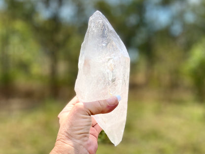 Elite Polished Pleiadian Starbary Quartz Crystal | Touch of Tangerine | Ancient Wisdom | Record Keepers |Phantasmagoric Rainbows | 1.4 kg