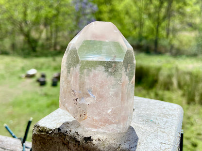 Lodolite Lemurian Inclusion Quartz With IsIs Window