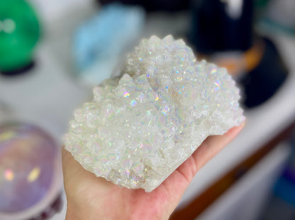 Angel Aura Quartz Cluster