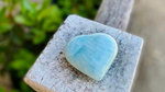 Blue Aragonite Heart