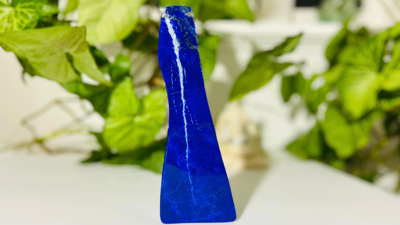 Lapis Lazuli & Pyrite Sculpture Standing