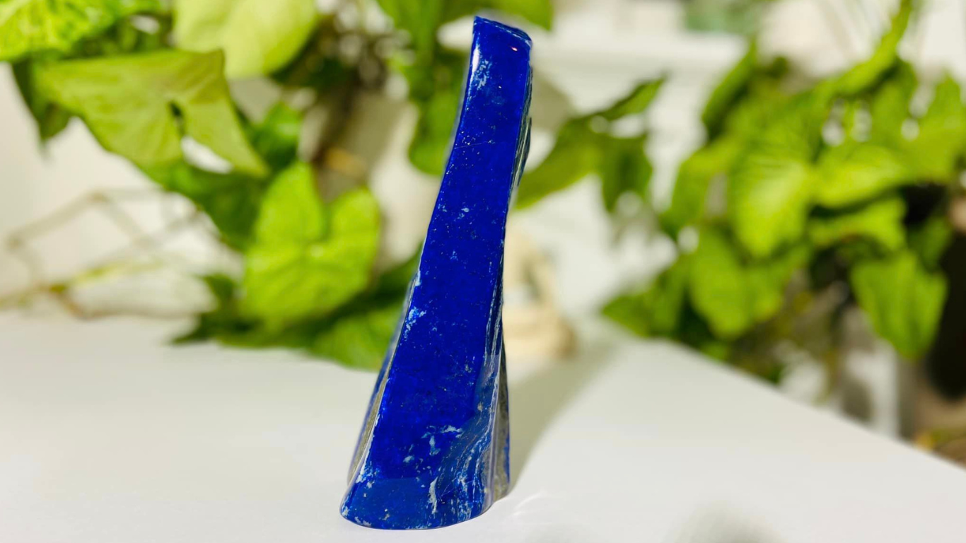 Lapis Lazuli & Pyrite Sculpture Standing